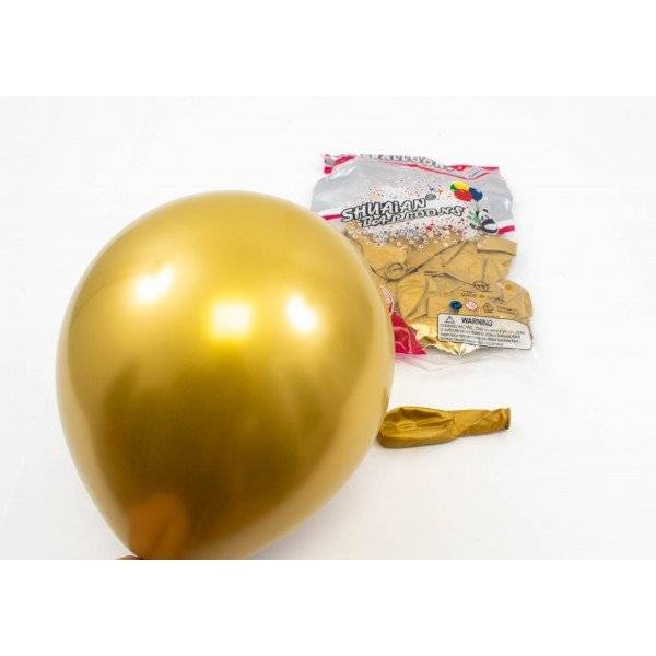 Baloane 50/Set 10 Auriu Cromat