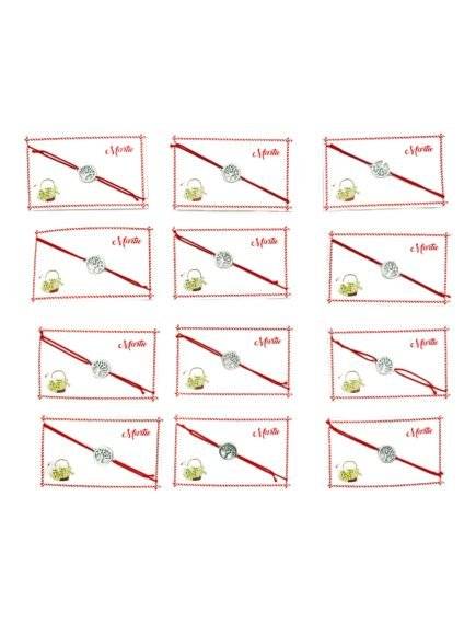 Bratara reglabila Martisor, snur elastic, Copacul Vietii 20/SET