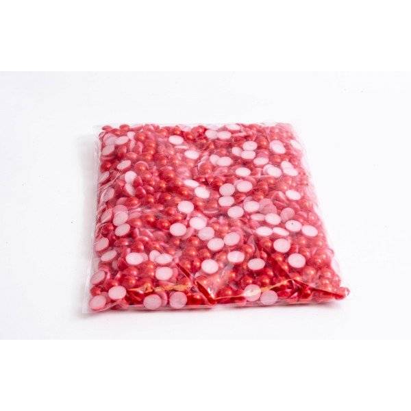 Margele Plastic Jumatati Perla 1.2cm/500g