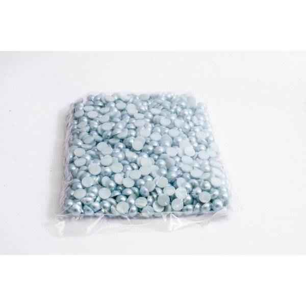 Margele Plastic Jumatati Perla 1.2cm/500g