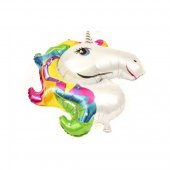 Balon Folie Figurina Unicorn 90cm Multicolor