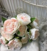 Buchet 9 fire Bujori Roz pal