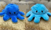  Caracatita Pluș medie 30 cm albastru+bleu