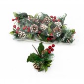 Creanga Craciun Doua Conuri Cu Scoruse 10/Set