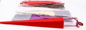 Cutie Carton / Acetofan Cu Funda Saten Pentru o Floare 10/set