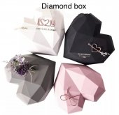 Cutie inima plastic diamond box