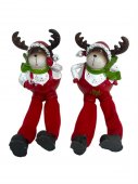 Figurina Din Rasina Ren Cu Picioare 2/Set