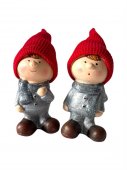 Figurine Craciun Din Ceramica Copii 2/Set