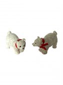 Figurine Craciun Din Rasina Miniatura Urs Polar 16/Set