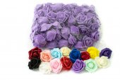 Flori Artificiale Trandafiri Latex 100/set diam 6.5cm