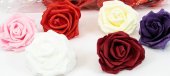 Flori Artificiale Trandafiri Latex 50/set diam 10cm