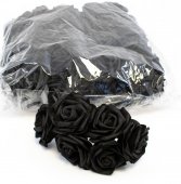 Flori Din Latex 7cm 60bucati/punga Negru