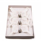 Fluturi Pene 3/Set Alb Coada Lunga
