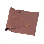 FOLIE CELOFAN, 20/SET MODEL MARMURAT, CULOARE GRENA, 58X58 CM