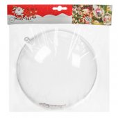 Glob Brad de Craciun Transparent 15.6cm