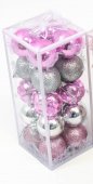 Globulete 20/Set 4cm Lila Argintiu