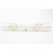 Globulete Alb Cu Sclipici,Mate Si Model S 6/Set