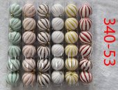 Globulete cu dungi 6/set