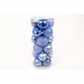 Globulete Mixt Albastru Deschis 24 /Set