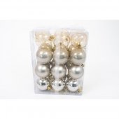 Globulete Mixt Auriu Sampanie 24 /Set