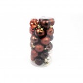 Globulete Mixt Cafeniu Inchis Si Deschis ,Auriu Sampanie 30 /Set