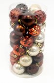 Globulete Mixt Cafeniu Inchis Si Deschis, Auriu Sampanie 30 /Set