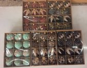 Globuri pictate din catifea 12/set