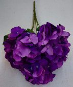 Hortensie artificiala 5 capete Mov