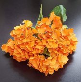 Hortensie artificiala 5 capete Portocaliu