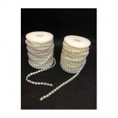 Jumatati Margele Pe Rola Plastic Perla 0.8cm/17m