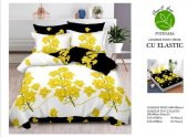 Lenjerie de pat finet 6 PIESE cu elanstic Model 33