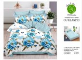 Lenjerie de pat finet 6 PIESE cu elanstic Model 34