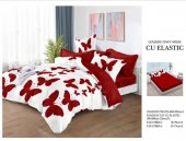 Lenjerie de pat finet 6 PIESE cu elanstic Model 8