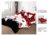 Lenjerie de pat finet 6 PIESE cu elanstic Model 9
