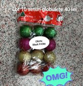 Lot 10 seturi globulete sidefate