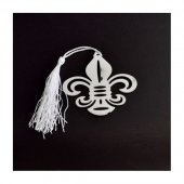 Marturie Nunta Semn Carte Floare Lis Metal