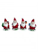 Mos Craciun Rasina 4,5 Cm/24/Set