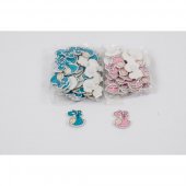 Ornament Lemn Cu Adeziv 50/Set Bebe Fasa