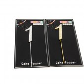 Ornament Metal Pentru Tort Cifra 1