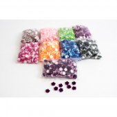 Ornament Plastic Floare 200/Set Pastelat
