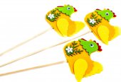 Ornamente din fetru Gaina12/Set