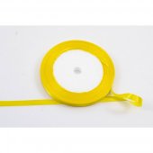 Panglica Satin 0.6cm/22m Galben