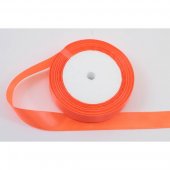 Panglica Satin 1.5cm/22m Corai Neon
