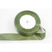 Panglica Satin 2.5cm/22m Olive Inchis