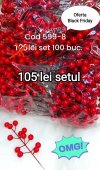 Punga 100 crengute rosii
