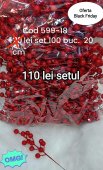 Punga 100 crengute rosii cu sidef