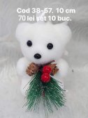 Set 10 decoratiuni brad urs