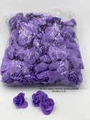 Set 200 Capete Trandafiri Spuma Polifoam Diametru 4 Cm Mov