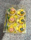 Set 6 cuiburi pui cu palarie
