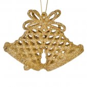 Set Ornamente Craciun Clopote Aurii 7cm - 3buc